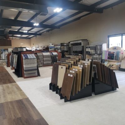 Tim Hogan's flooring showroom interior
